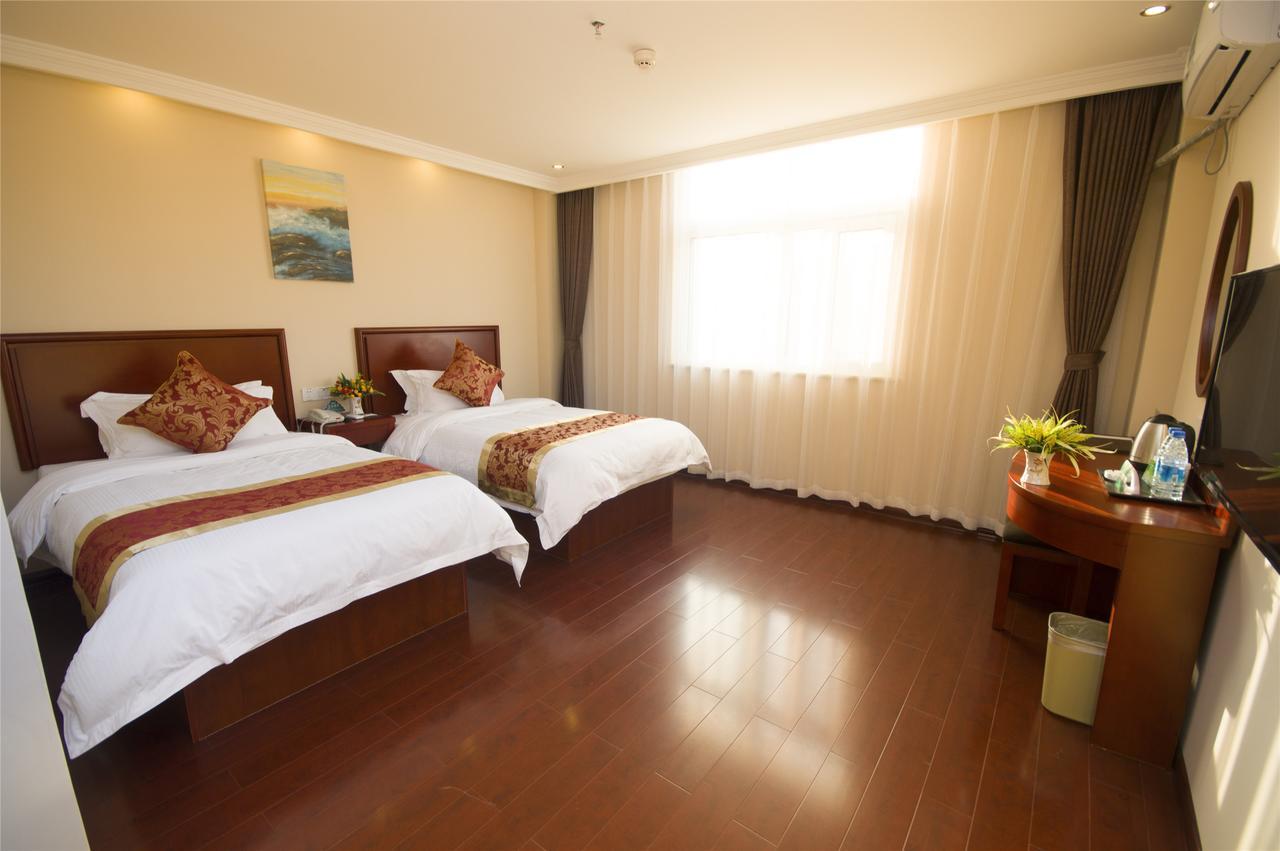 Greentree Inn Shandong Qingdao Development District Sdust Express Hotel Esterno foto
