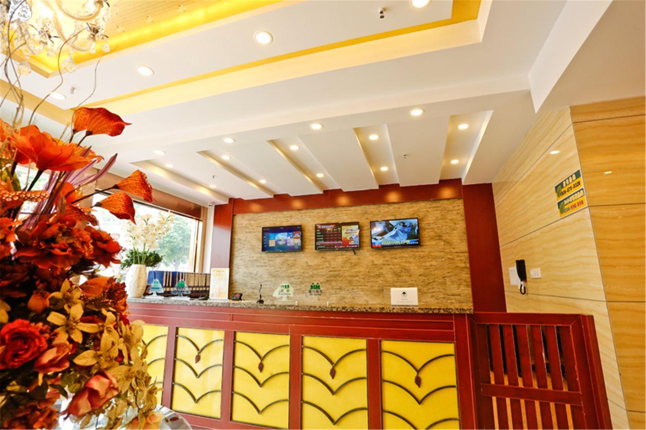 Greentree Inn Shandong Qingdao Development District Sdust Express Hotel Esterno foto